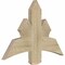 Ekena Millwork Davenport Rough Sawn Timber Gable Bracket, Douglas Fir, 36"W x 24"H x 2"D x 6"F, 16/12 Pitch GBW036X24X0206DAV00RDF - alternate 4